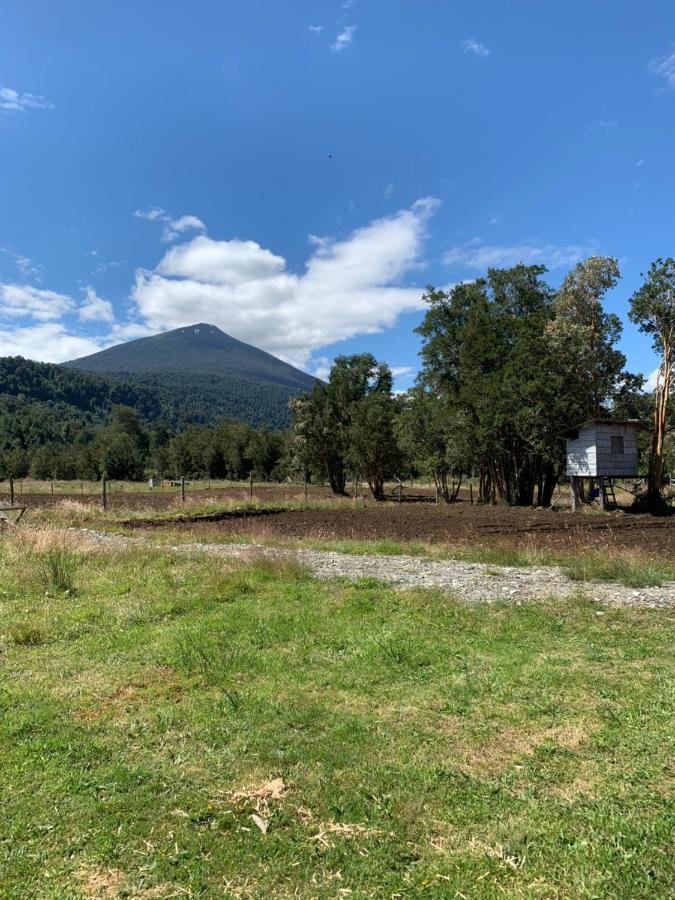 Cabana Del Campo Hornopiren Bagian luar foto