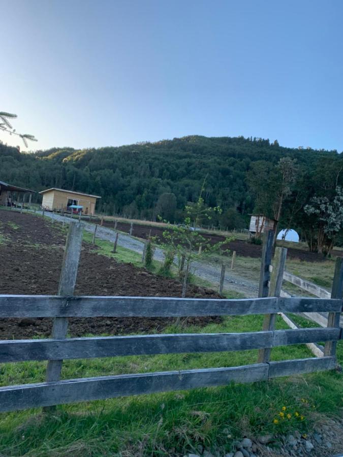 Cabana Del Campo Hornopiren Bagian luar foto