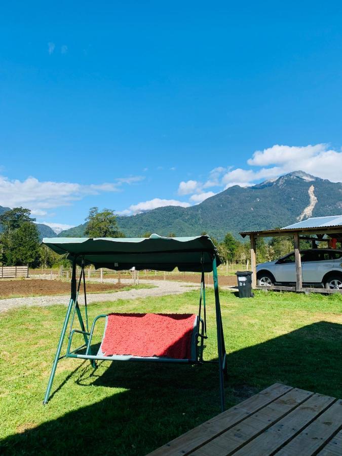Cabana Del Campo Hornopiren Bagian luar foto
