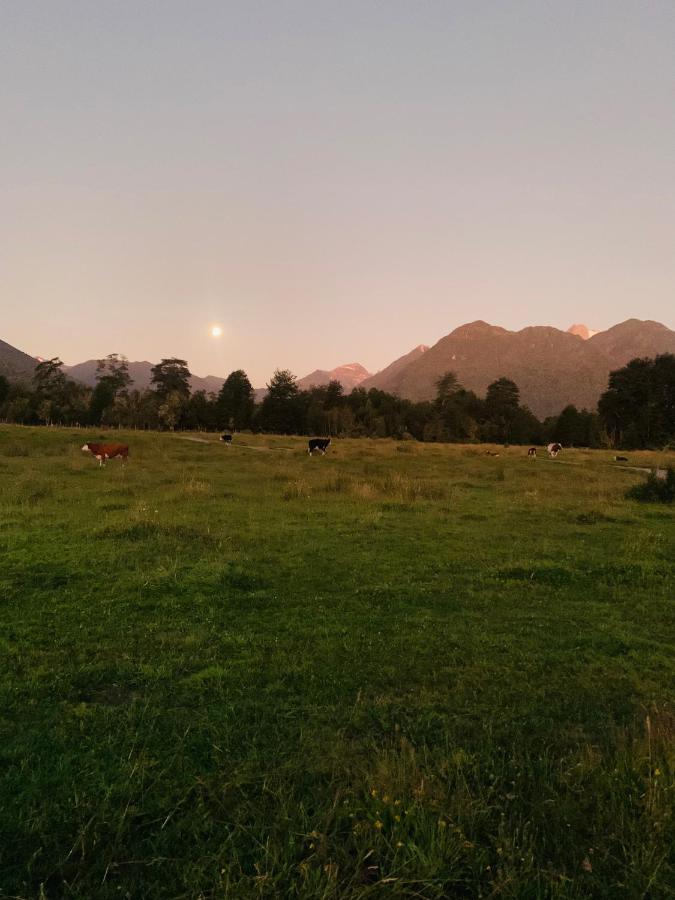 Cabana Del Campo Hornopiren Bagian luar foto